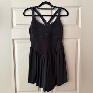 Free People Black Tennis Romper